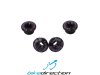 Bussole X-Fix Carbon-Ti in titanio nere per corona tipo SRAM XX1 bcd76