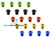 Bussole corona colorate Carbon-ti X-Fix XL kit maschio 4 pz.