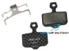 Pastiglie freno disco XLC Pro Carbonio organiche compatibili Elixir CR, R, 9, 7, 5, 3, XX, X0, X9, X7, SRAM Level TL, T