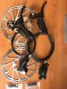 Coppia freni Sram Code R + dischi centerline 180/200 + matchmaker