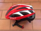 Casco DotOut Han - Bianco/Rosso