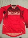 Maglia O'neal element greg minaar edition colore rosso. Small