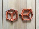Pedali Flat SPANK SPIKE orange