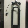 Forcella Rock Shox 100mm. boost con remoto 2 pos. tubo conico