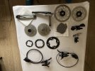 Gruppo MTB Shimano Misto SLX e XT 3x10 (convertibile in 2x10), vendo in blocco o singoli pezzi