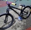 Dirt jump pump bike..