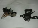 Deragliatore anteriore XT + comando XT