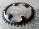 Monocorona tonda Garbaruk 40t narrow wide x Shimano Dura Ace-Ultegra-105