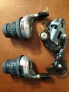 Comandi Rotanti Sram Attack ( compatibile shiomano ) 9x2-3v + cambio alivio 9v
