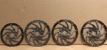 Dischi Shimano 6 fori 203mm 180mm