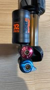 Fox Float X2 Factory Trunnion 2-Position  Adjust Kashima 205x65mm (mod da 57,5 a 65 mm)