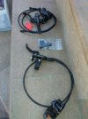 Coppia Freni a disco Shimano Deore BL-M6100 + BR-M6100 I-Spec EV