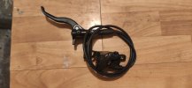Coppia freni a disco 4 pistoncini Shimano Deore BL-M4100 + BR-MT420