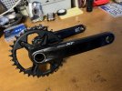Guarnitura Shimano XT 175mm 34t con movimento centrale