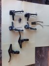 Impianto v-brake Shimano DeoreLX con leve Tektro