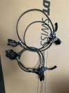 Hope tech3 e4 neri + dischi rossi 200 + due coppie pastiglie freno