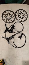 Impianto frenante sram G2 R completo di dischi