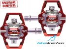 HT Pedali T2 Race Rosso con tacchette