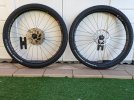 Set ruote Fulcrum Red Metal 5 29" boost con copertoni, dischi e cassetta