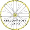 Cerco 26" post 12*142