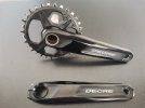 Guarnitura Shimano Deore 1x12 boost M6120