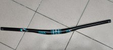 Manubrio RACE FACE SIXC Rise 19 mm 31,8/785 mm Carbonio/Turchese