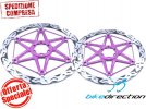 OFFERTA dischi Quidrez flottanti Q-Bled sp. 2,3 mm coppia 180 + 203 VIOLA